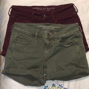 American Eagle super stretch shorts